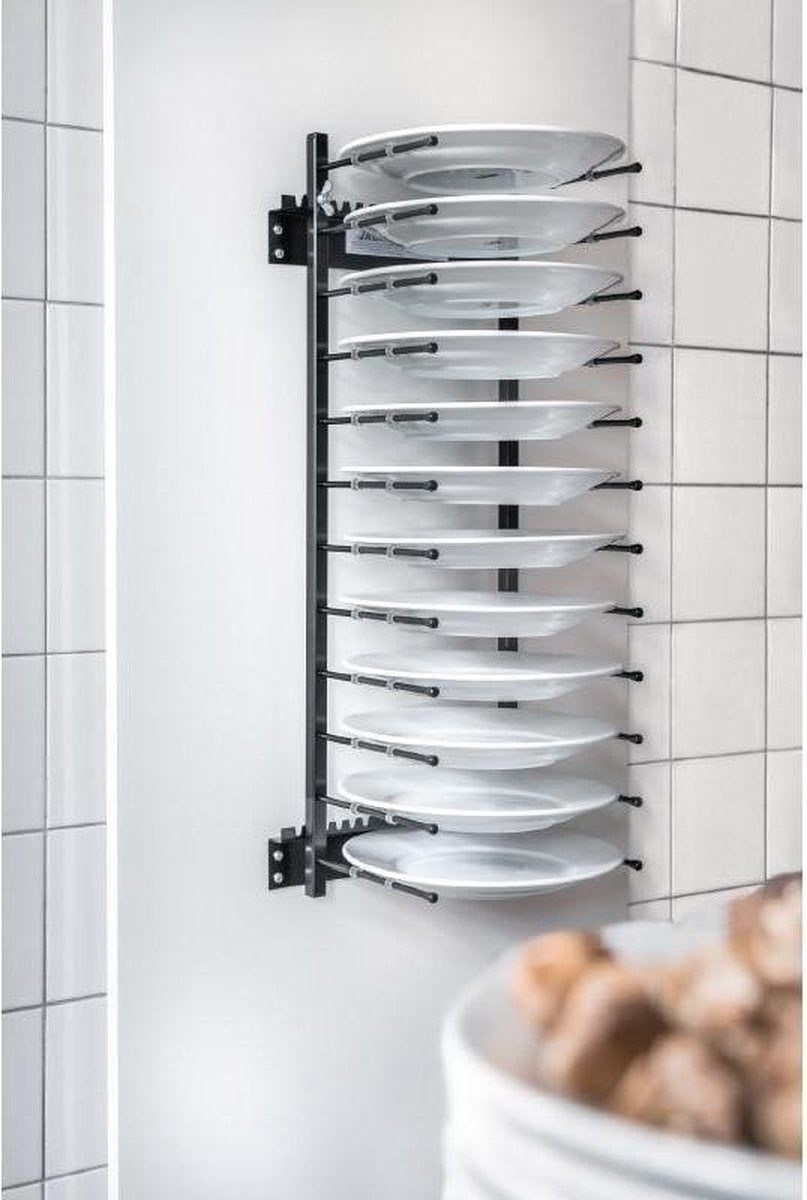 Jackstack muurmodel bordenrek 12 borden