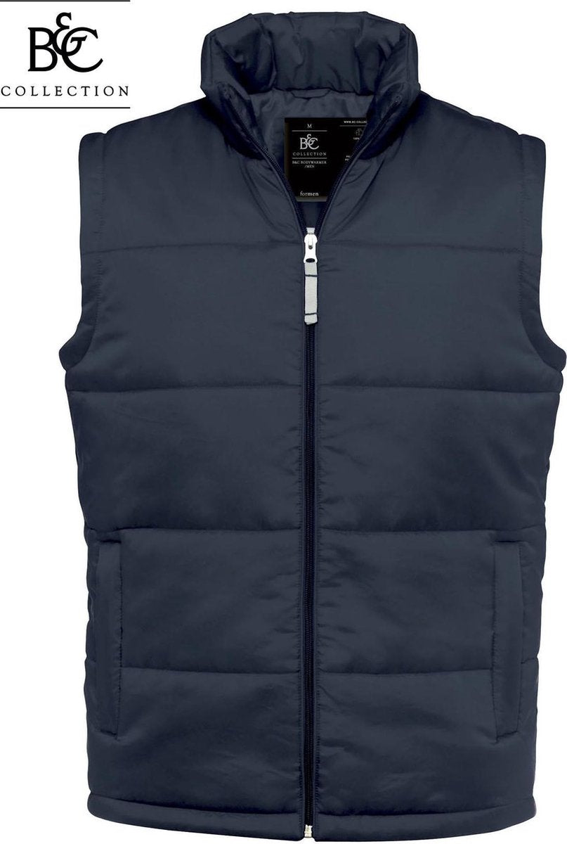 B&C Collection Heren Bodywarmer Maat S Kleur Blauw