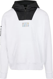 Urban Classics Hoodie/trui -S- Mission Control Box Wit/Zwart
