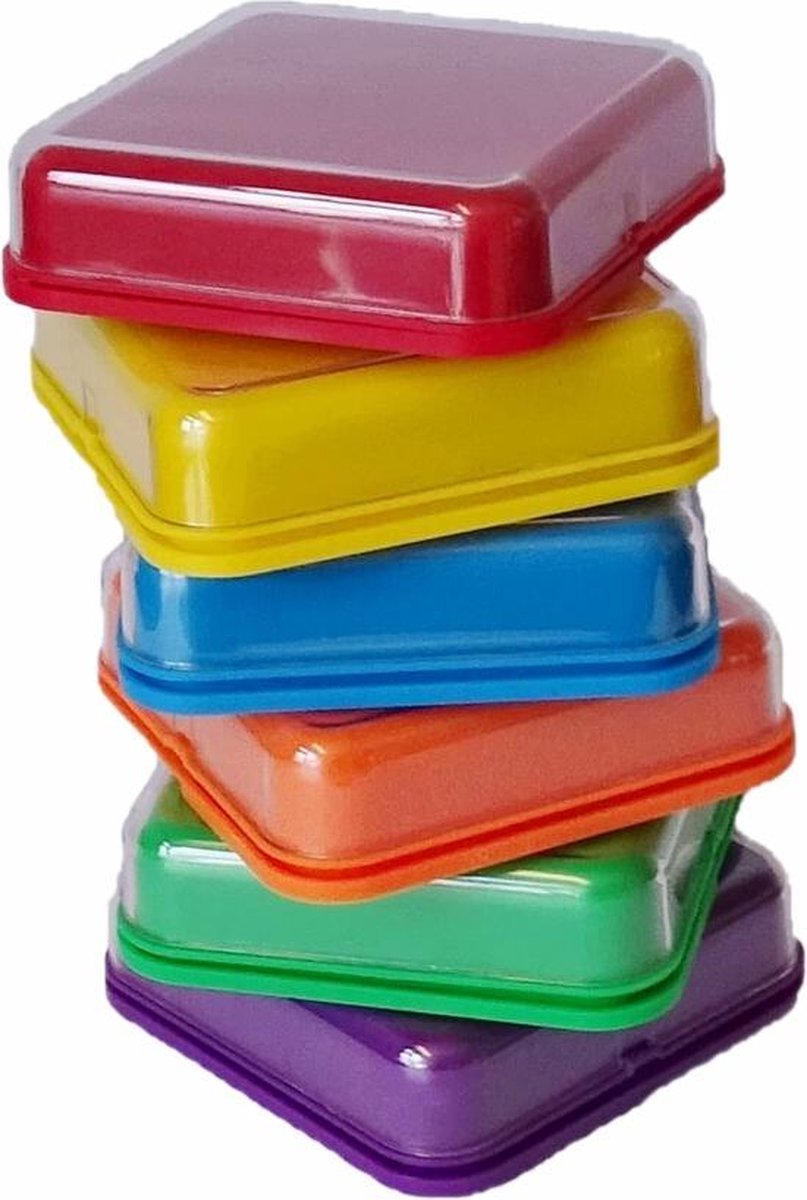 Praatknop met afbeelding (set van 6 kleuren)
