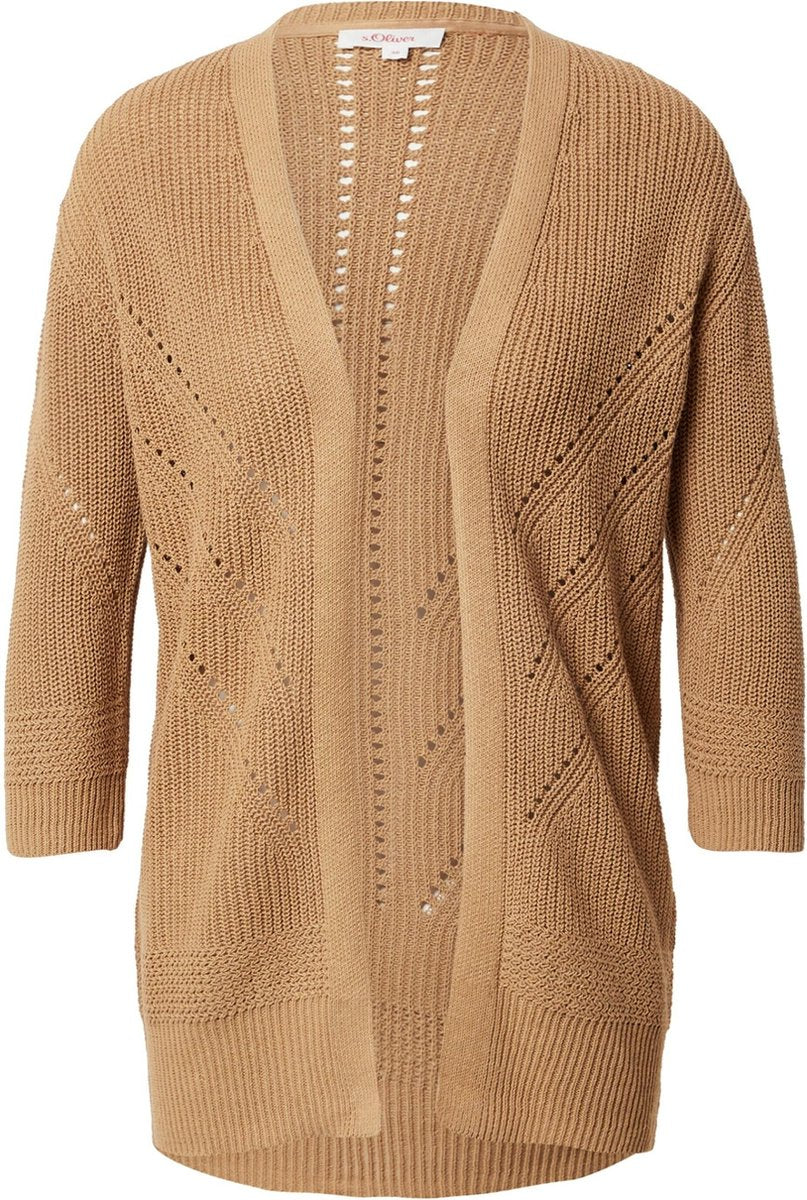 S.oliver gebreid vest Sand-36 (S)