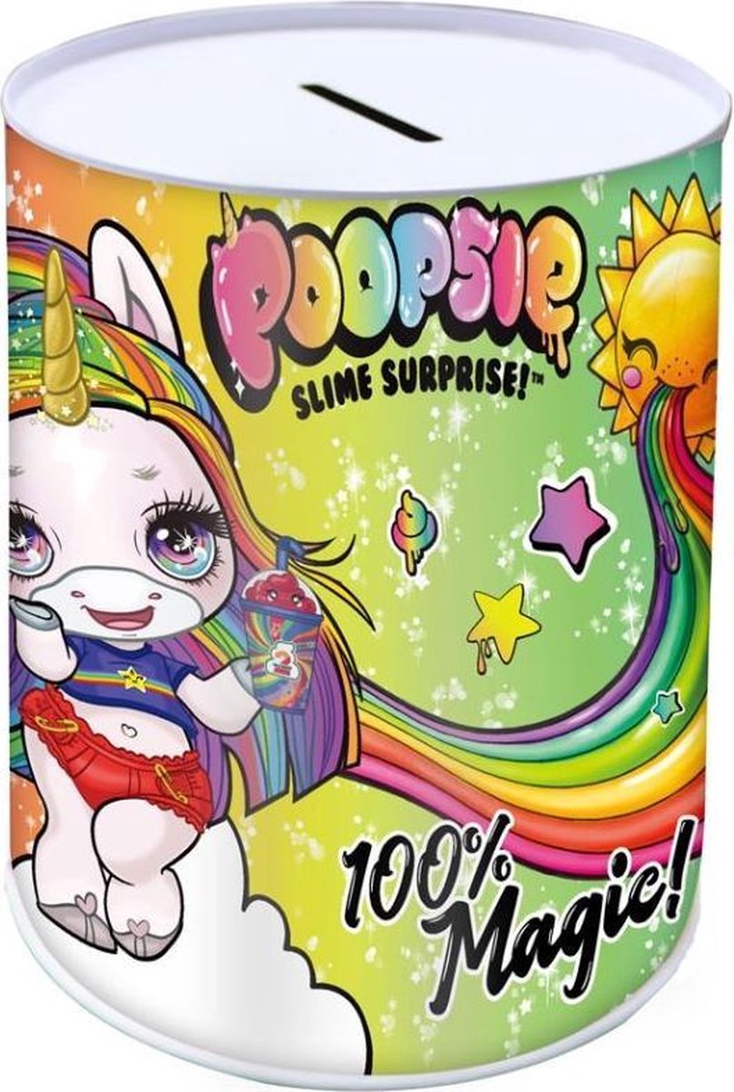 Poopsie Spaarpot Slime Surprise Meisjes 15 Cm Staal