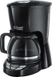 Russell Hobbs Textures Plus Digitaal Filterkoffiezetapparaat Zwart (inl. Glazen Kan)
