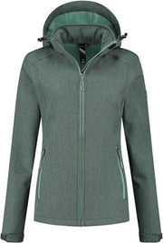 Kjelvik Wieke softshell jas groen - 50