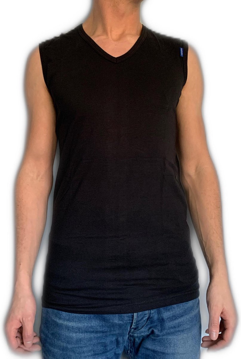 Embrator mannen Tank-Top met V-hals zwart maat XXL