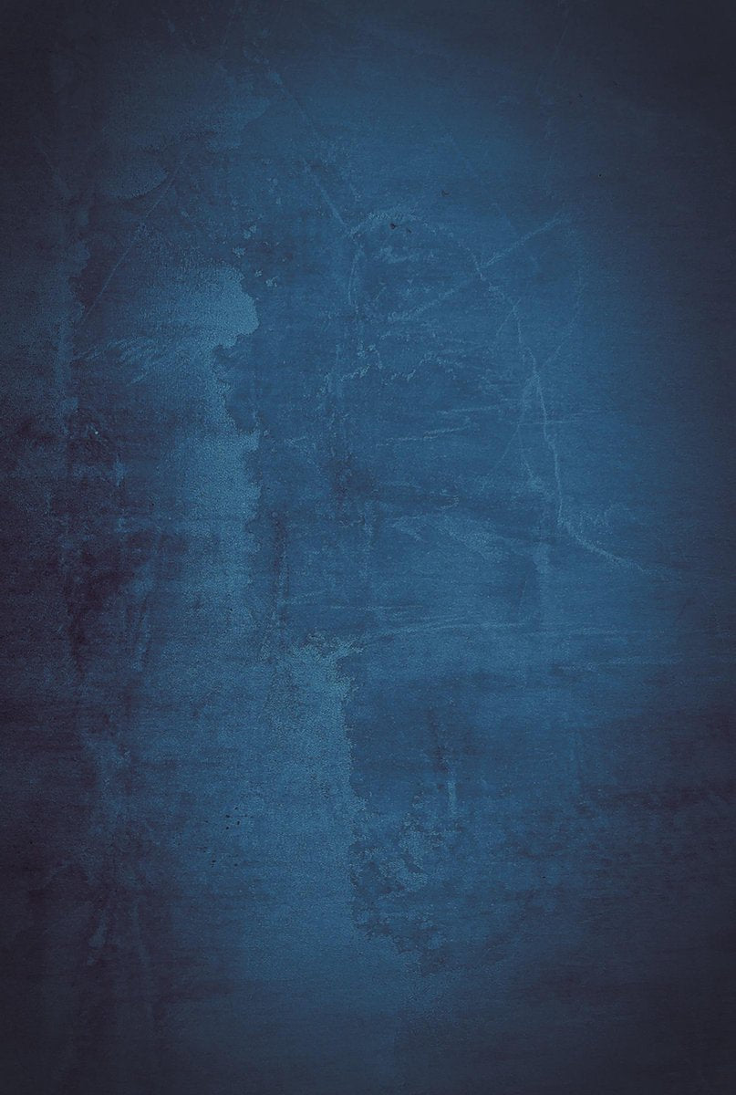 Bresser Achtergronddoek van 100% Katoen - 80x120 cm - Stof met Print - Vintage Blue