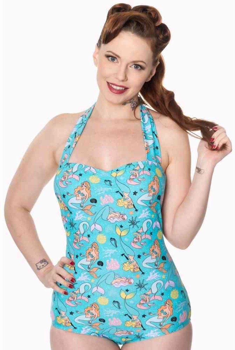 Dancing Days Badpak -M- UNFORGETTABLE Blauw