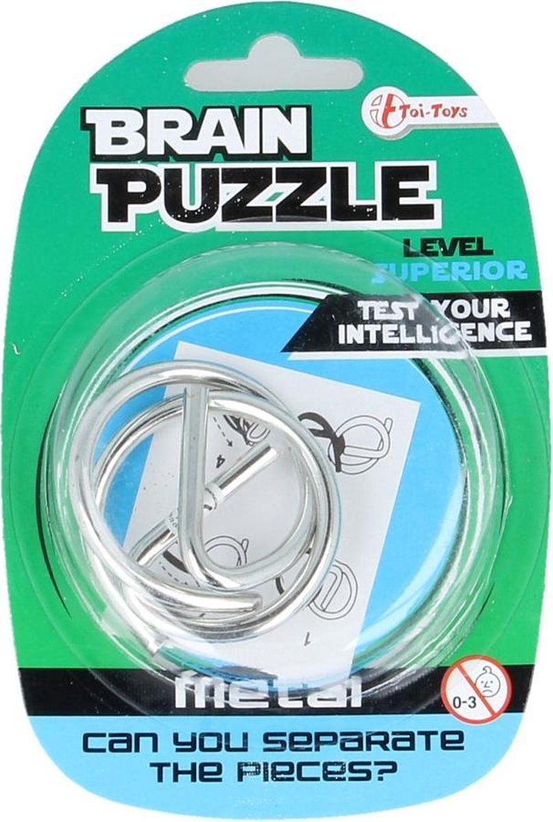 Toi Toys Brain Puzzel Metaal