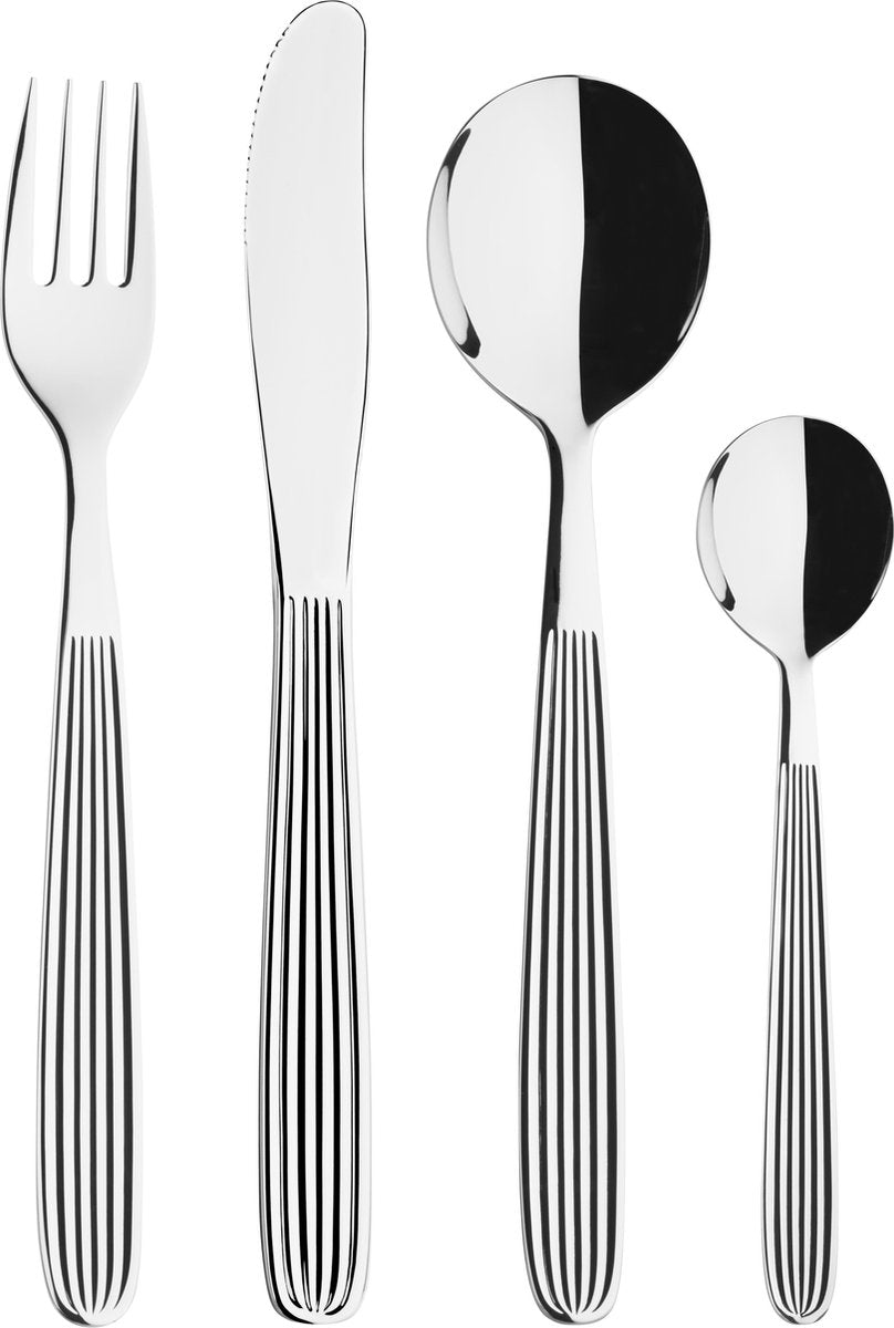 Iittala Scandia Bestekcassette - Roestvrij Staal - 24-delig
