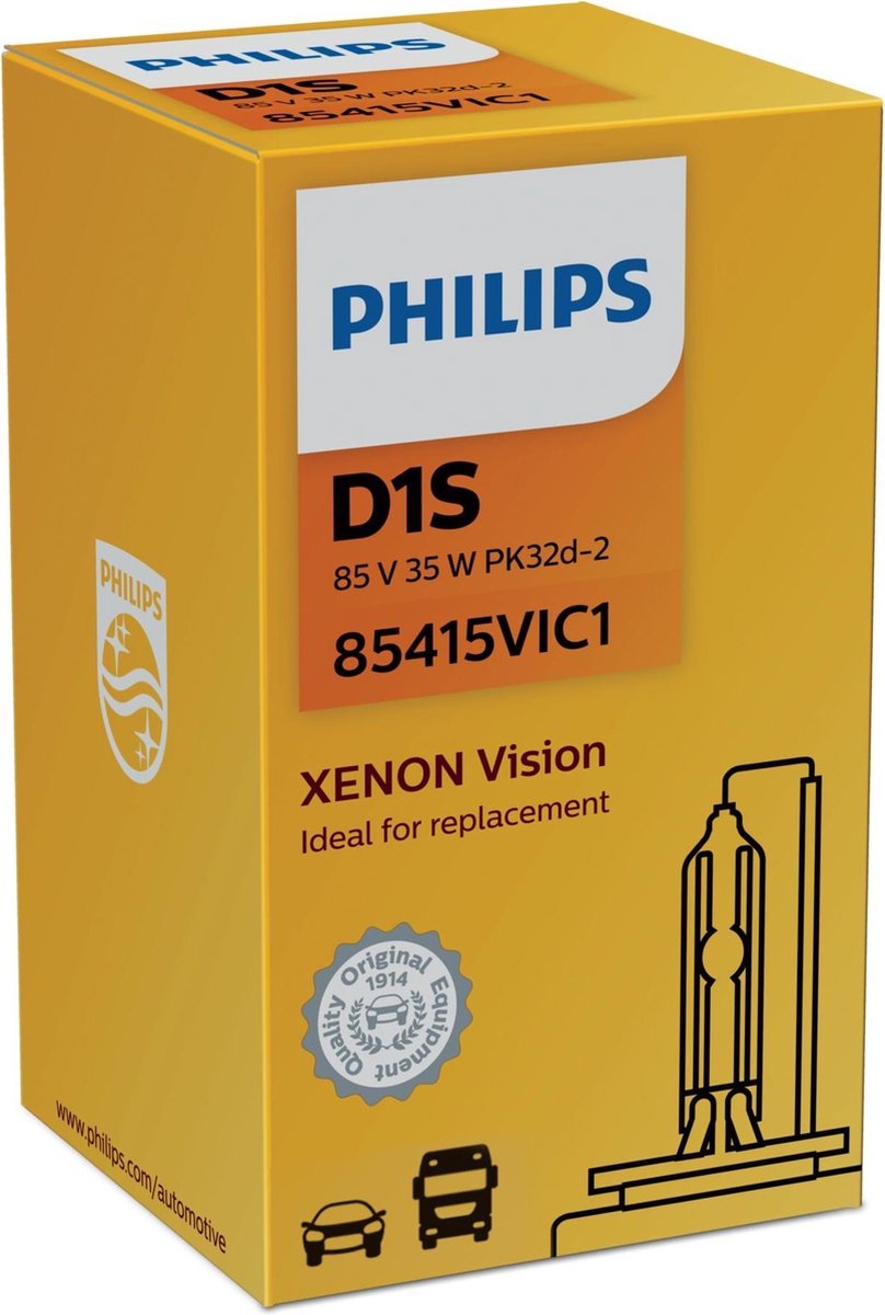 Philips Xenon Vision D1S 4600k - 85415VIC1
