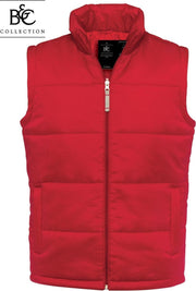B&C Collection Heren Bodywarmer Maat S Kleur Rood