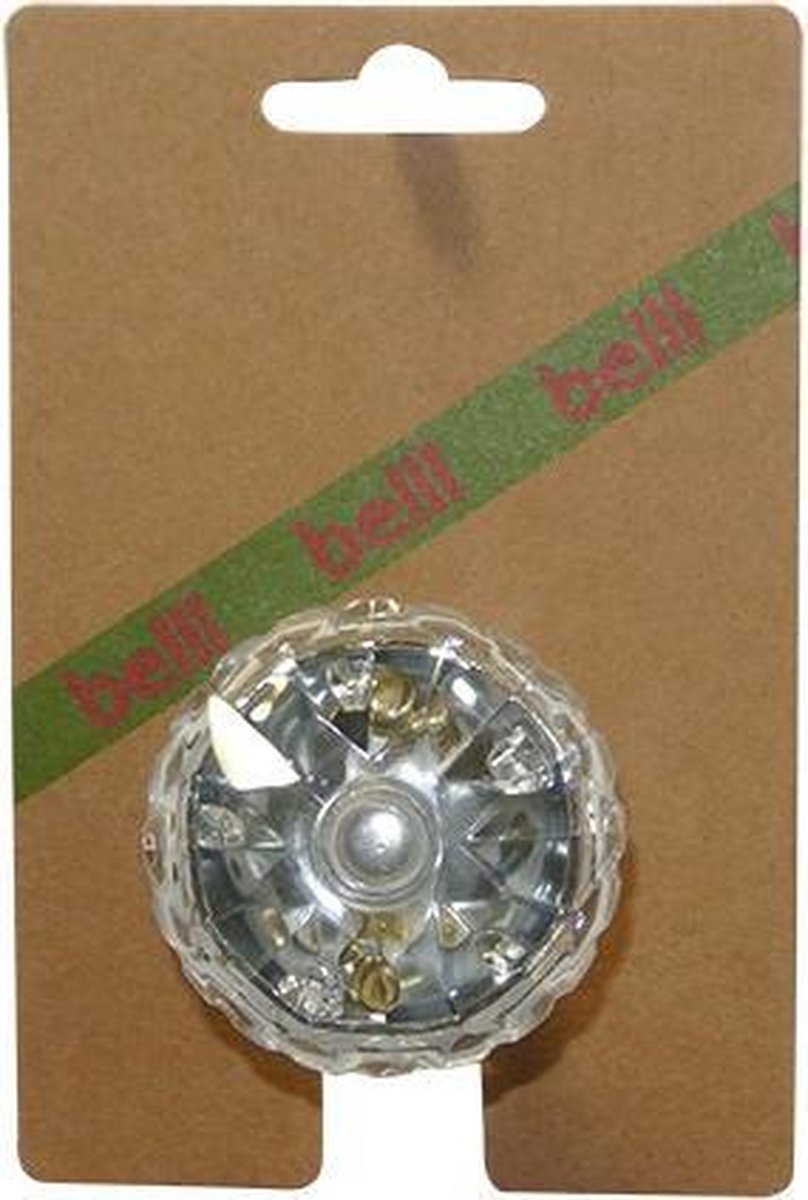 BELLL fietsbel Diamond Bell transparant/silver