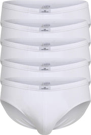 Gotzburg heren slips (5-pack) - wit -  Maat: XXL