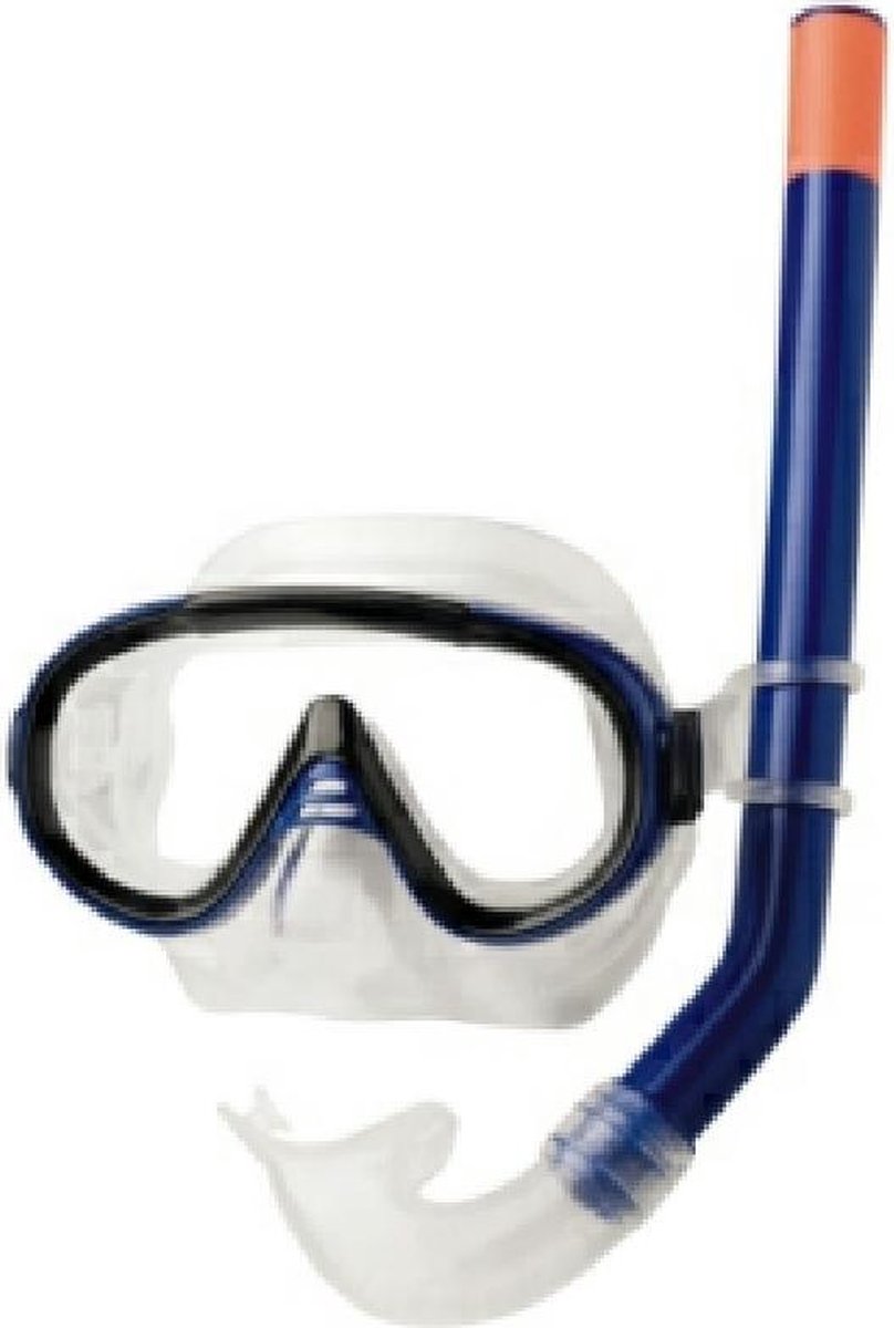 Rucanor Duikset Dolph.Da/JR. snorkel en masker kobalt