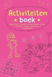 Kinderboeken Rebo Doeboek - Activiteitenboek 4 roze met 100 spelletjes