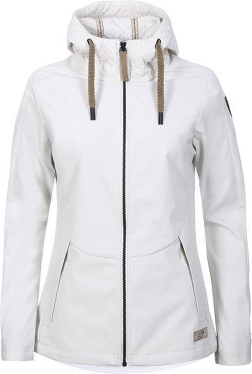 Torstai Meribel dames soft shell jas ecru