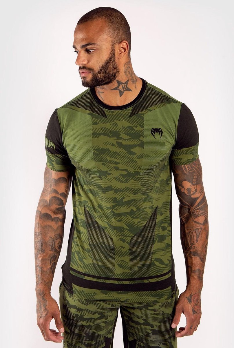 Venum TROOPER T-Shirt Forest Camo Zwart Kies uw maat: XS