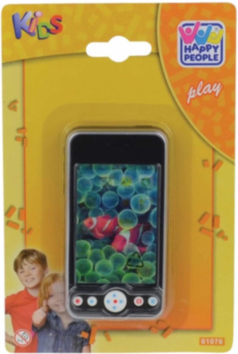 Speelgoed smartphone/mobiele telefoon zwart met licht en geluid 10 cm - Mobiele telefoons - Smartphones - Nep telefoons - Telefoontjes met licht en geluid