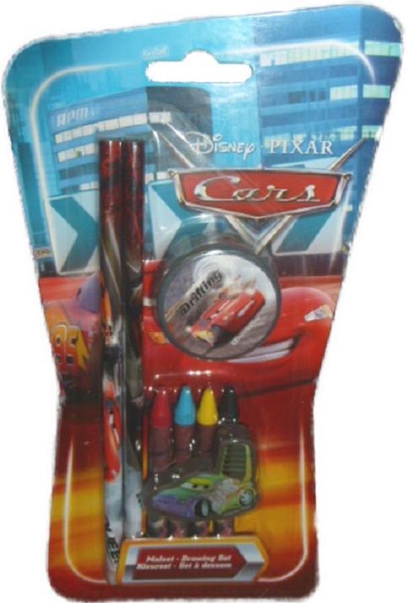 Cars Schrijfset 8 Dlg