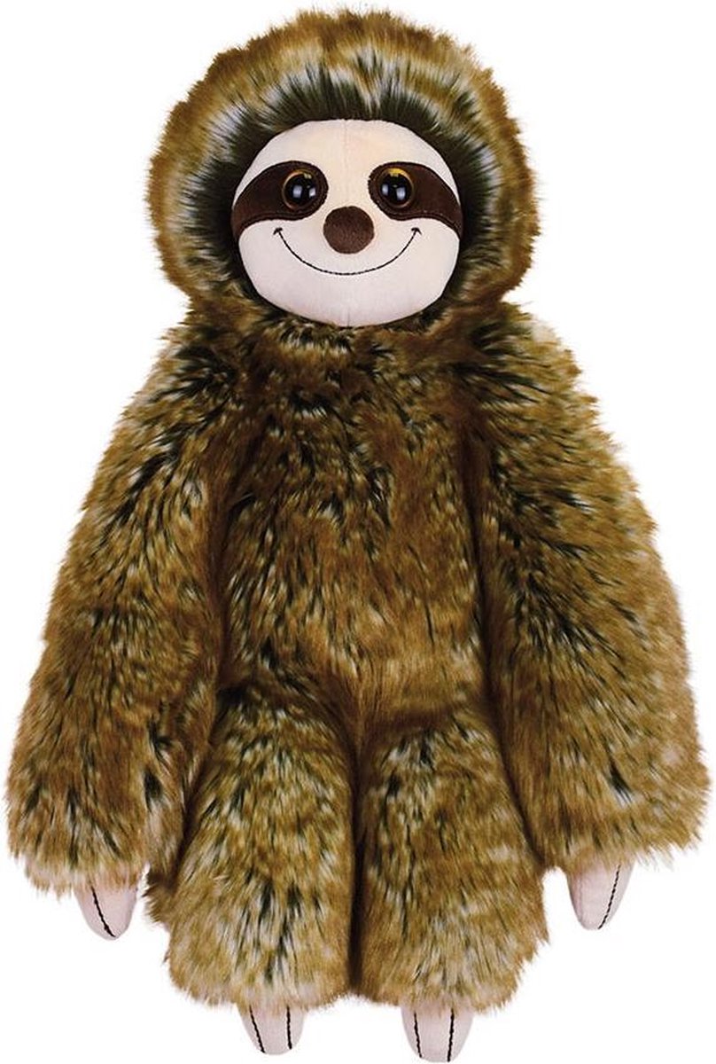 Jemini Knuffel Toodoo Luiaard Pluche Junior 45 Cm Bruin