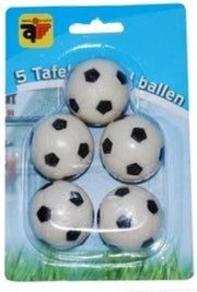 Tafelvoetbal ballen 5x
