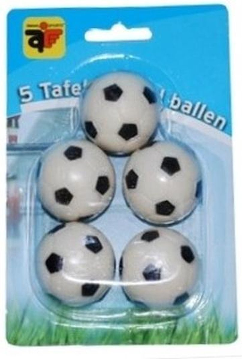 Tafelvoetbal ballen 5x