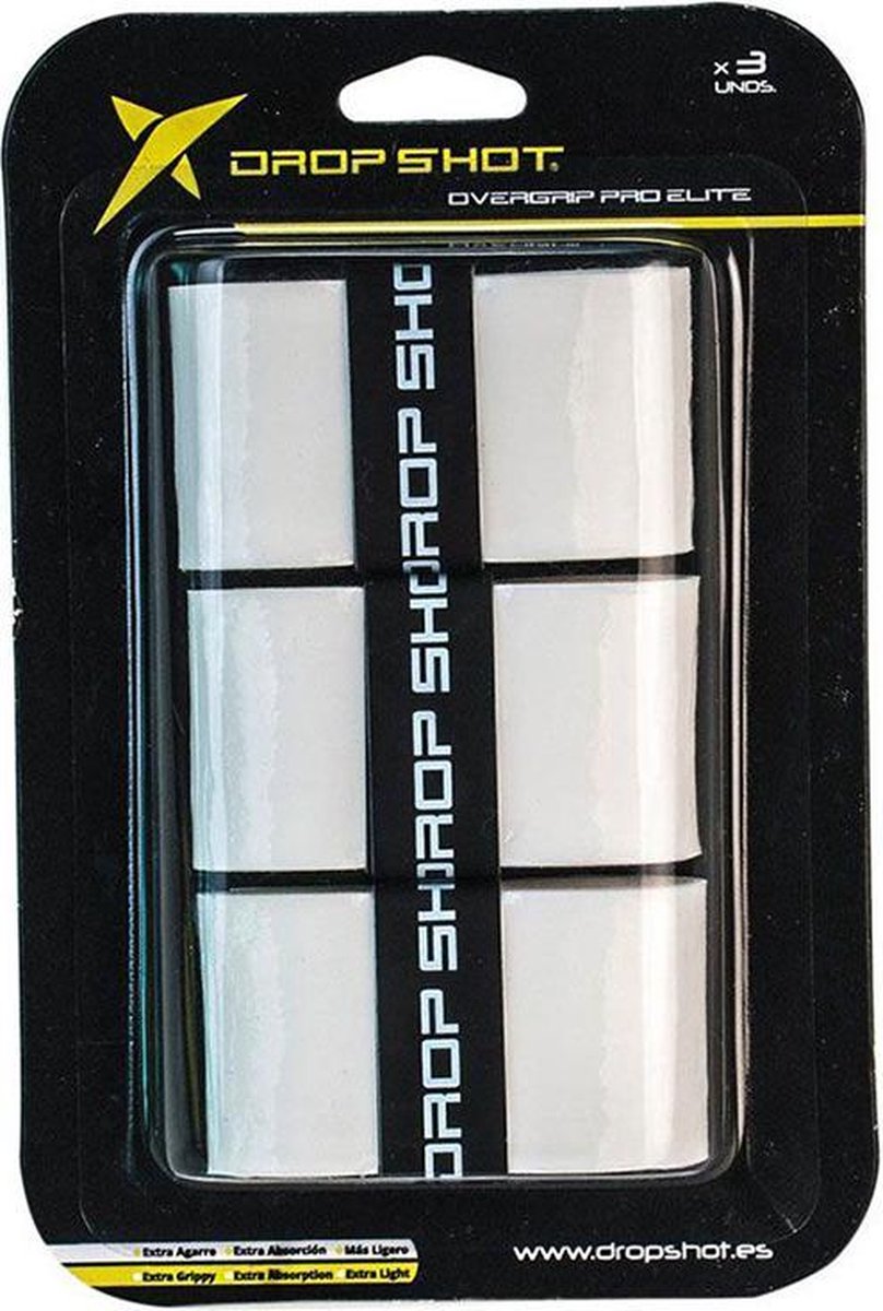 Drop Shot Pro Elite Overgrip 3st. Wit