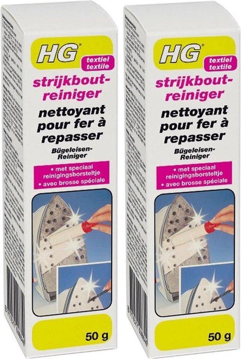 HG Strijkboutreiniger 50g - 2 Stuks !