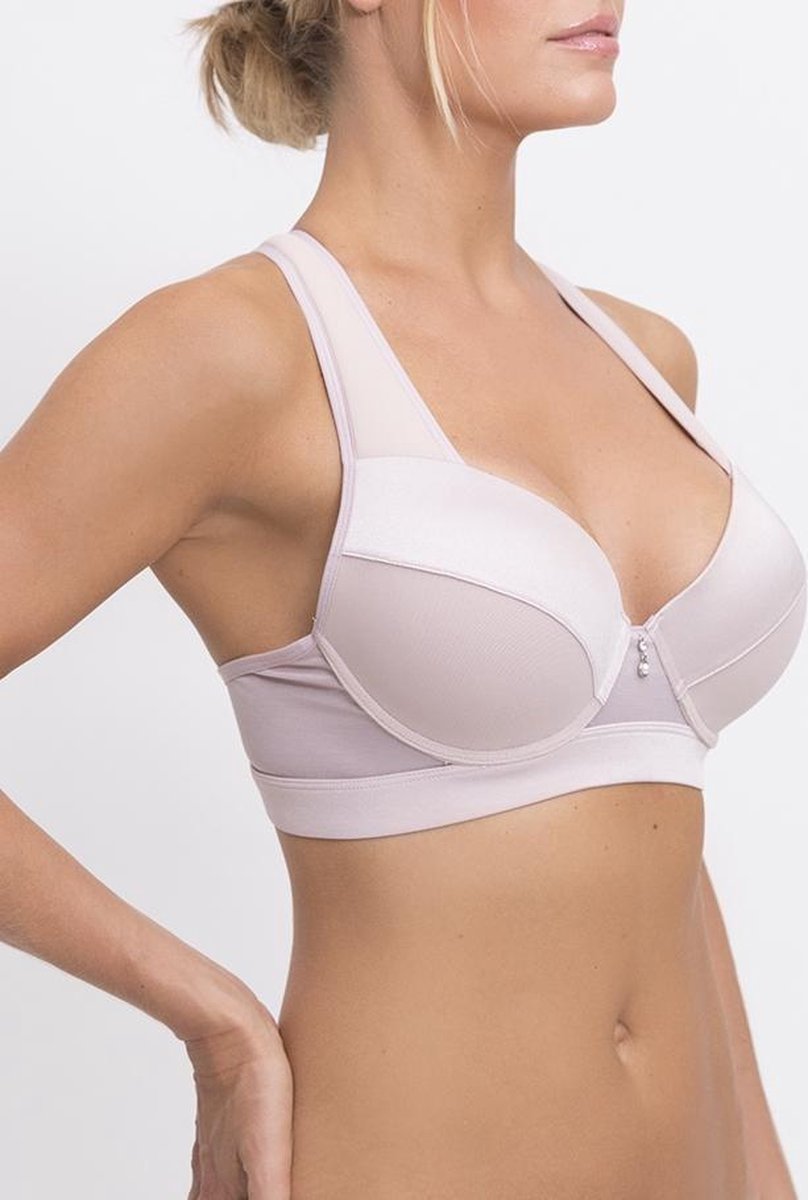 Q-Linn Amsterdam Paars - Sport bh Maat: 90C