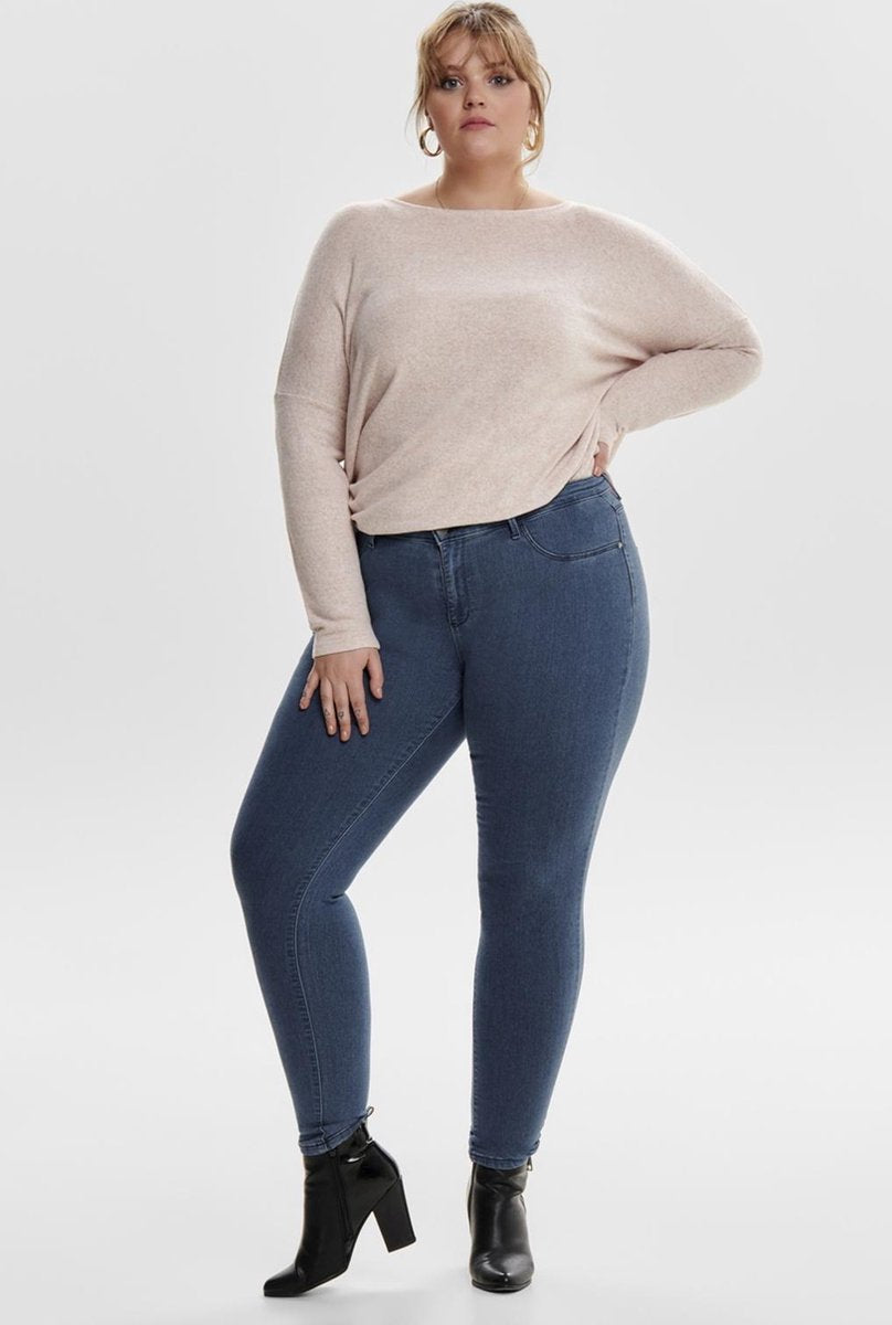 CARMAKOMA CARTHUNDER PUSH UP REG SK JEANS MBD NOOS - Maat 42