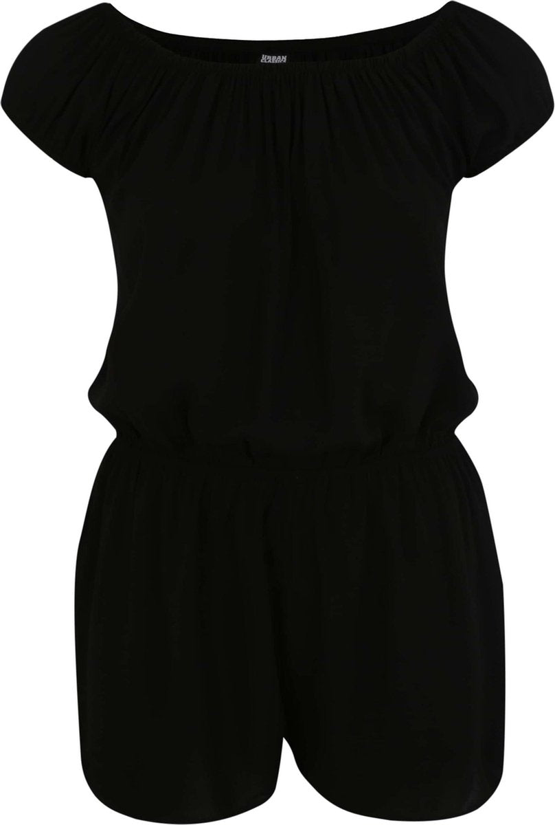 Urban Classics Curvy jumpsuit Zwart-5xl