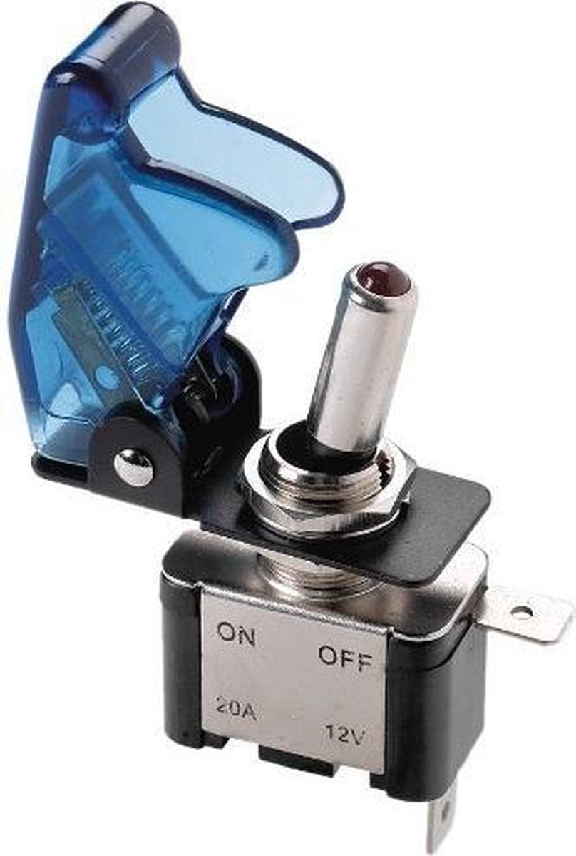 Race Sport Schakelaar Led Top Gun 12 Volt Blauw