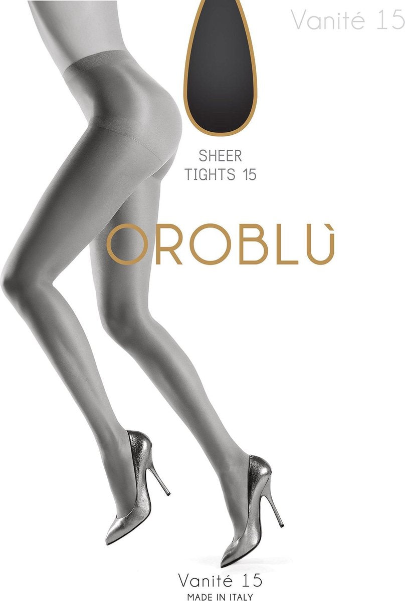 Oroblu Vanité  Panty Denier 15 - Graphit - Maat 38/40