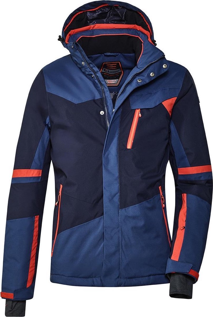 Killtec Savognin heren ski jas blauw