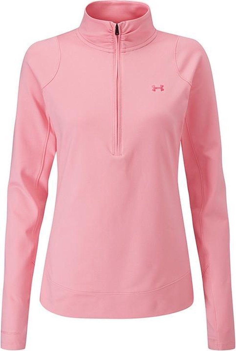 Midlayer with 1/2 zipper W - Lipstick Roze  - dames maat: S    dames > golf kleding > tops > lange mouwen