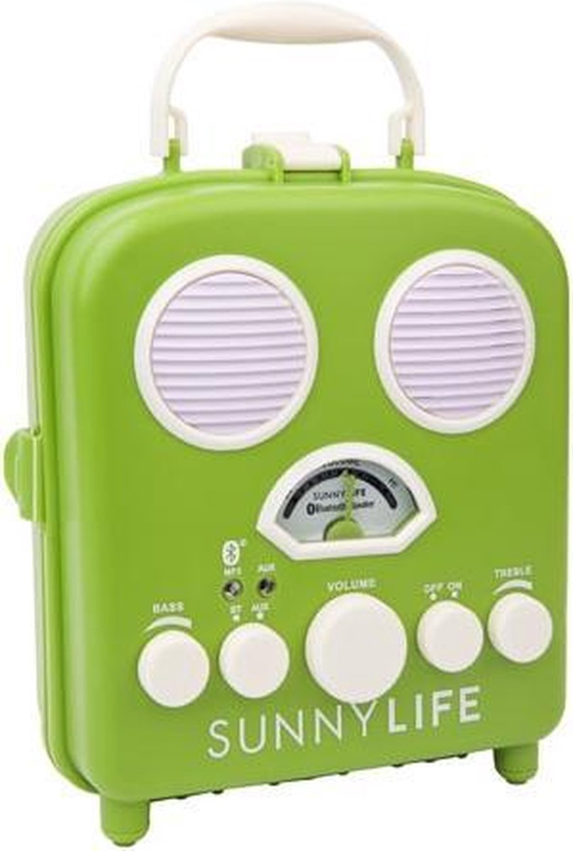 Sunnylife Strandspeaker Junior 8 X 17 Cm Groen