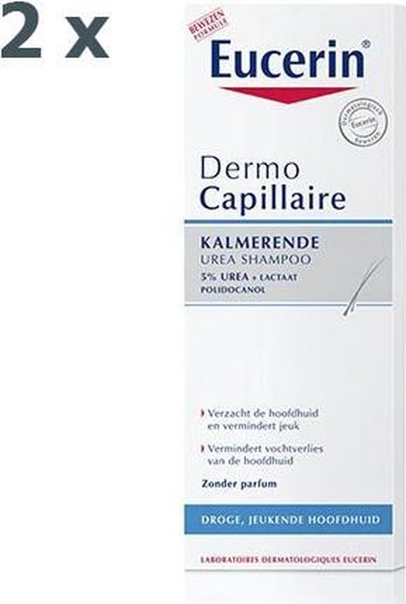 Eucerin Dermo Capillaire Kalmerende Urea Shampoo - 2 x 250 ml