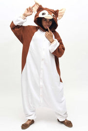 KIMU Onesie Gremlin Gizmo pak kostuum - maat S-M - Gremlinpak jumpsuit huispak