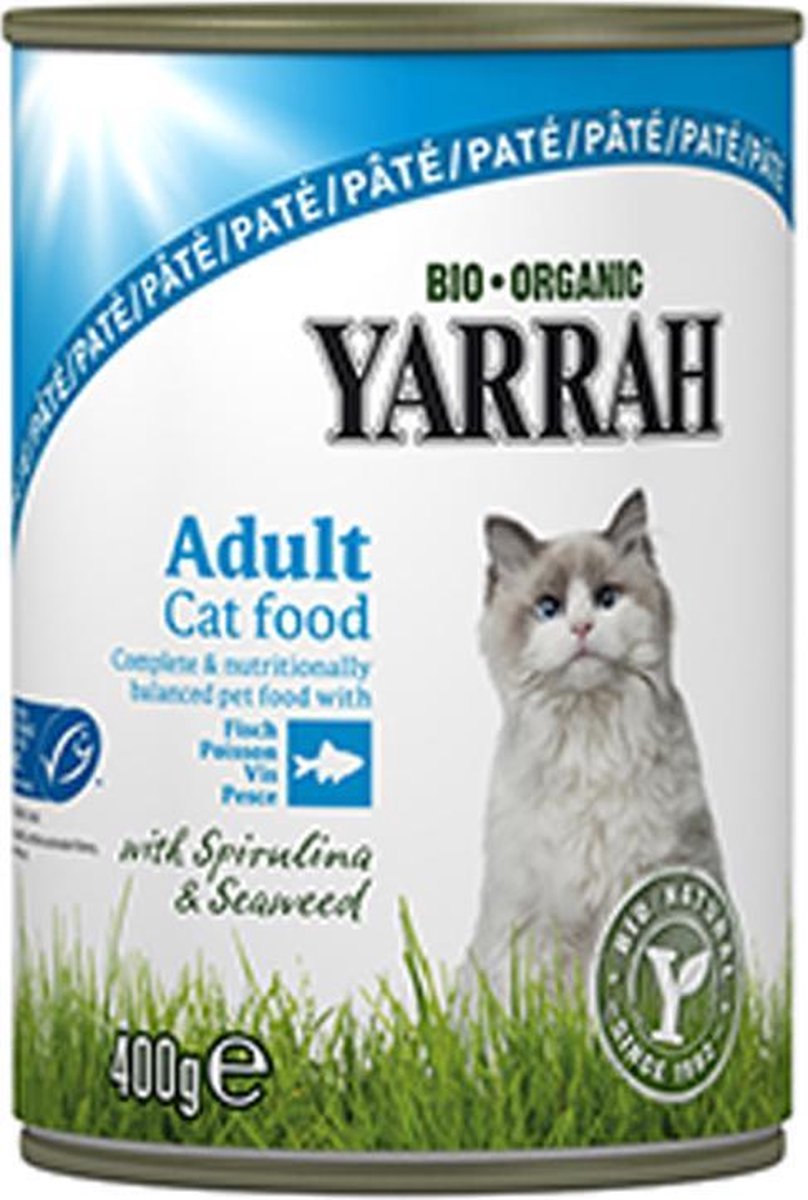 Yarrah Welness Pate Biologisch - Vis - 6 x 400 g