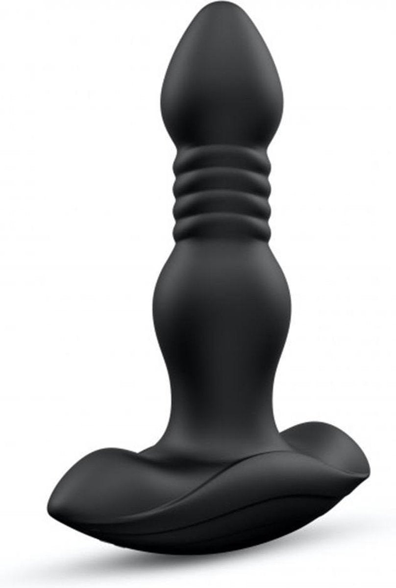 Dorcel Deep Stormer Stotende Buttplug met Afstandsbediening - zwart
