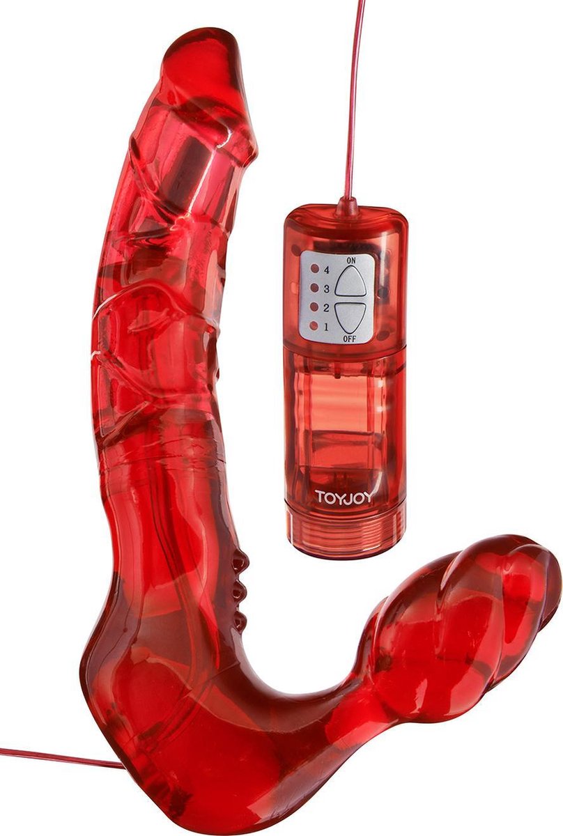 Toy Joy - Classics-Bend Over Boyfriend Vibrating Red-Dildo