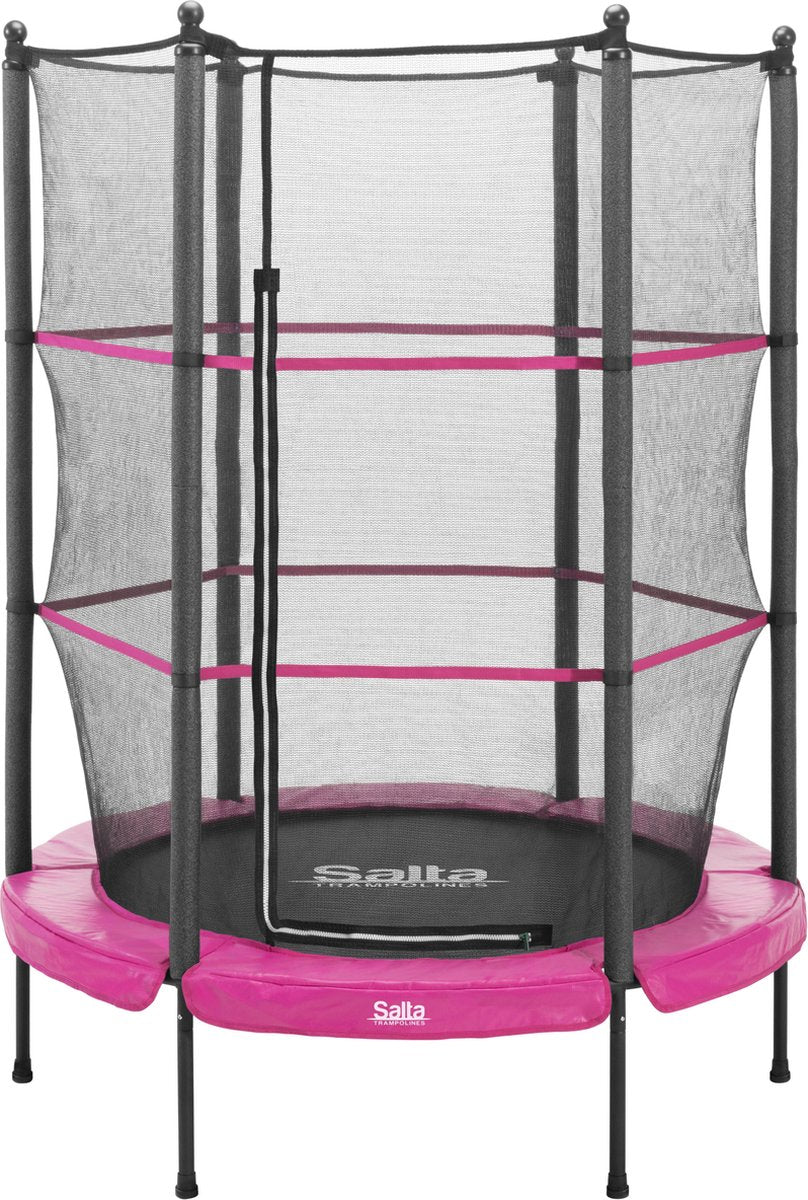 Salta Junior 140 cm roze rand - Trampoline