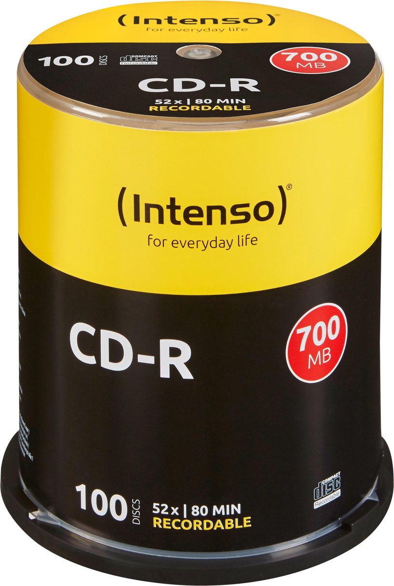 Intenso CD-R 700Mb 52x spindel (100)
