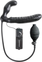 Inflatable Vibrating Strapless Strap-On - Strap On Vibrators -
