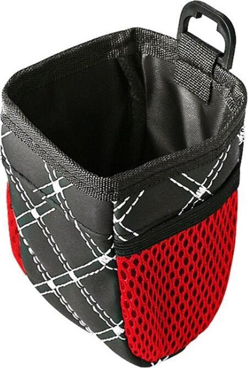 Auto Vent Outlet Auto Mobiele Telefoon Houder Opbergtas Organizer - wit