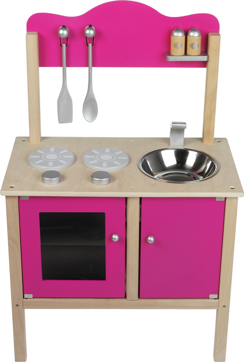 New Classic Toys - Houten Keuken - Roze