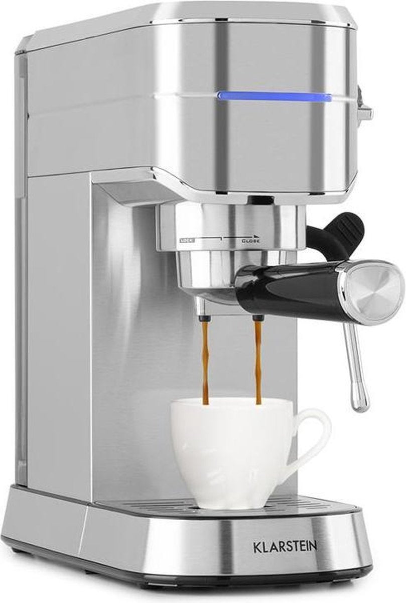 Klarstein Futura Espressomaker - Pompdruk 20 bar - 1450W - Watertank 1