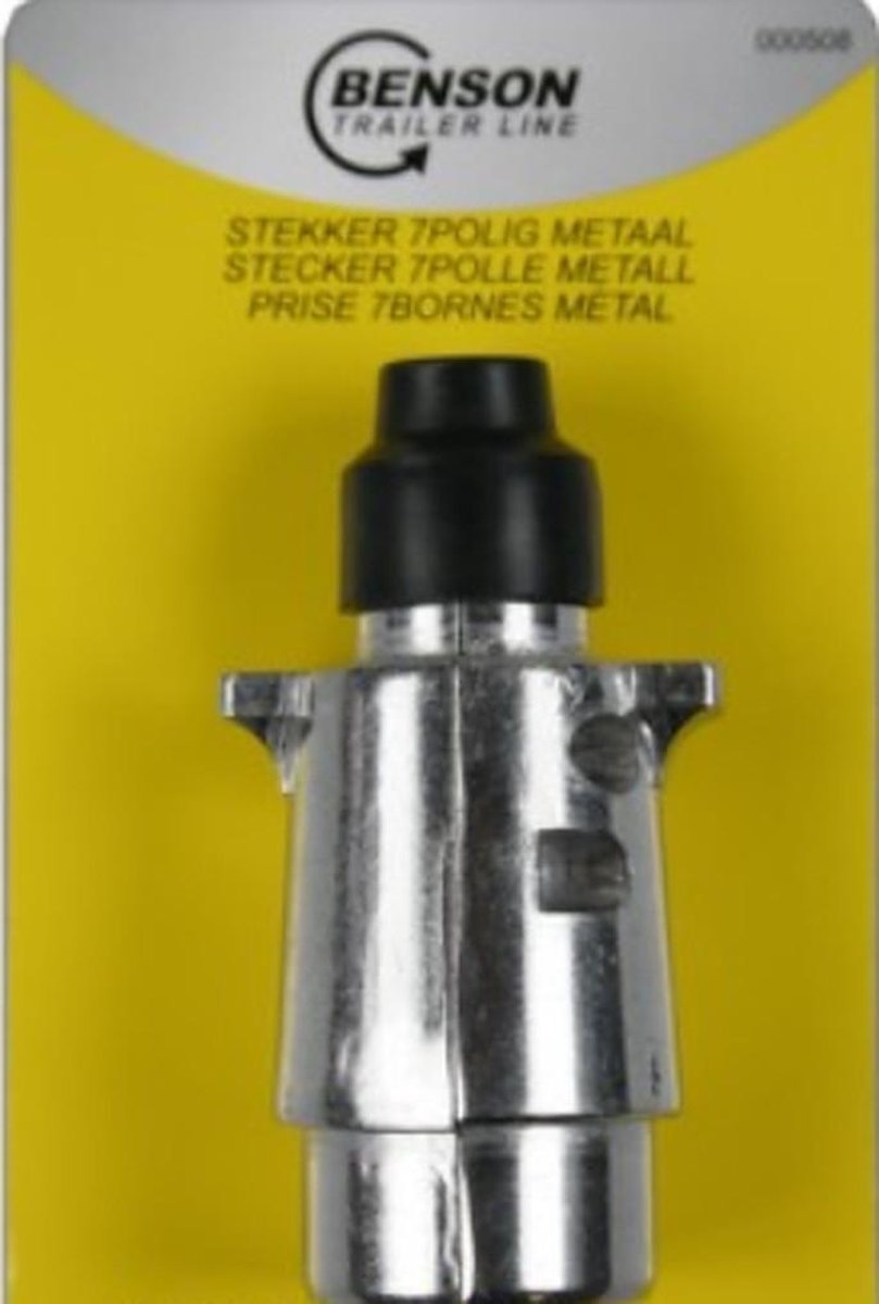 STEKKER 7 POLIG METAAL 12V
