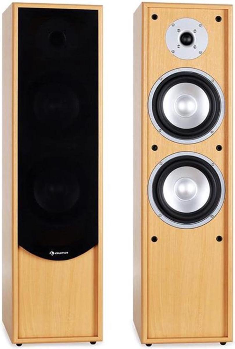 Auna Linie-300-BH 80W Hout luidspreker