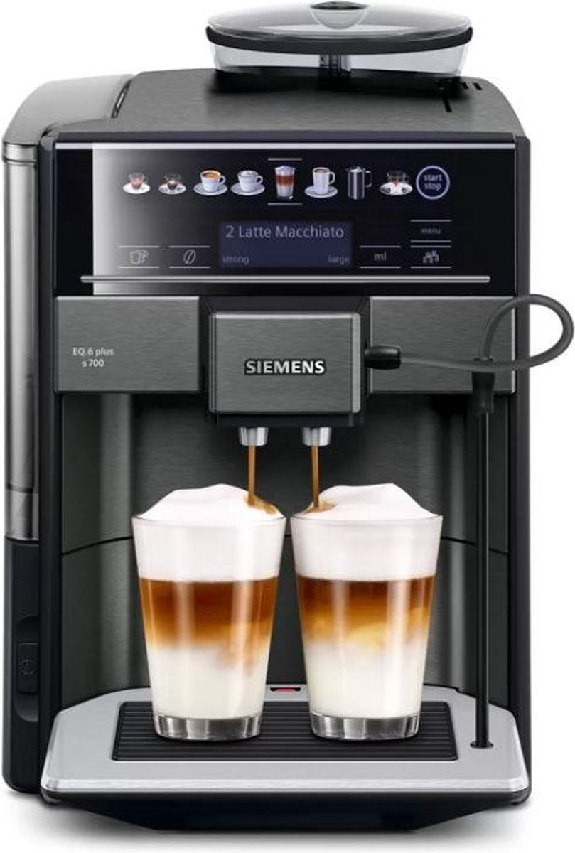 Siemens EQ6 Plus TE657319RW - Espressomachine - Zwart